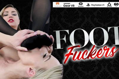 Foot Fuckers - VR Porn Video - Nathaly Cherie, Victoria Puppy