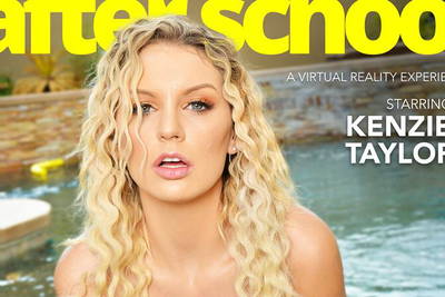 After School - VR Porn Video - Kenzie Taylor, Bambino