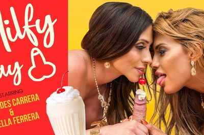 Milfy Way - VR Porn Video - Ariella Ferrera, Mercedes Carrera