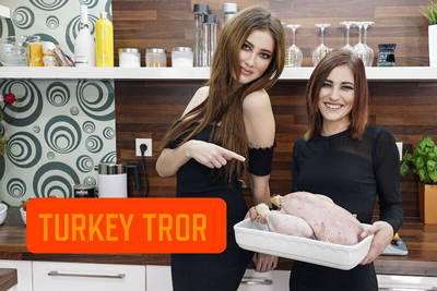 Turkey Trot - VR Porn Video - Gisha Forza, Mina K