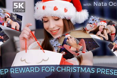 Deep Reward for Christmas Present - VR Porn Video - Nata Gold