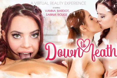 Down To Feathers - VR Porn Video - Sabina Rouge, Vanna Bardot