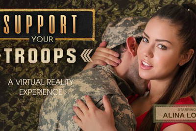 Support Your Troops - VR Porn Video - Alina Lopez
