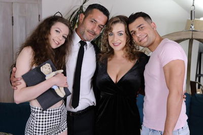 Parents Are The Best Teachers - VR Porn Video - Josephine Jackson, Sofi Smile