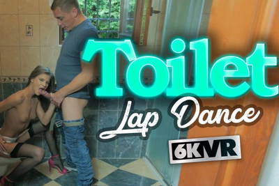 Toilet Lap Dance - VR Porn Video - Sarah Kay