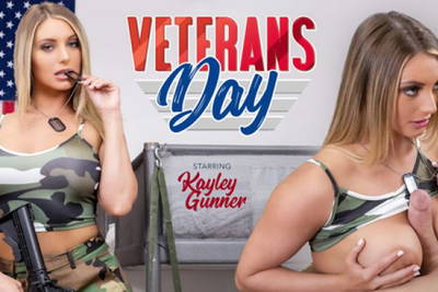 Veterans Day - VR Porn Video - Kayley Gunner