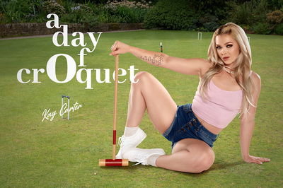 A Day Of Croquet - VR Porn Video - Kay Carter