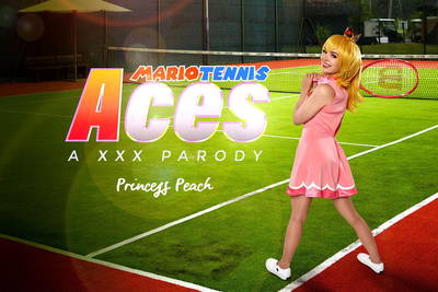 Mario Tennis Aces: Princess Peach A XXX Parody - VR Porn Video - Lilly Bell