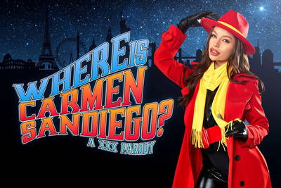 Where is Carmen Sandiego? A XXX Parody - VR Porn Video - April Olsen