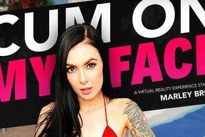 Cum On My Face - VR Porn Video - Marley Brinx, Bambino