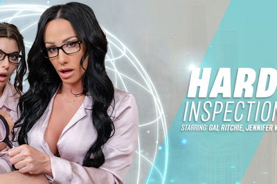 Hard Cock Inspection Services - VR Porn Video - Gal Ritchie, Jennifer White
