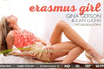 Erasmus girl - VR Porn Video - Gina Gerson, Juan Lucho