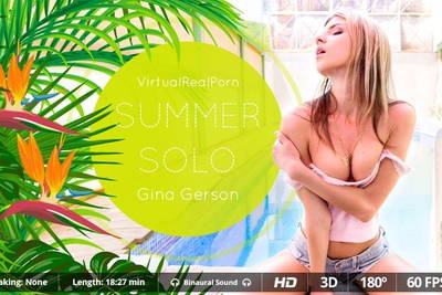 Summer solo - VR Porn Video - Gina Gerson