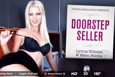 Doorstep Seller - VR Porn Video - Lynna Nilsson, Manu Falcon