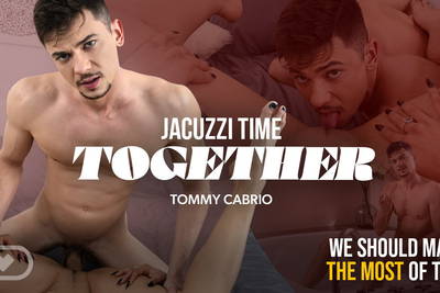 Jacuzzi Time Together - VR Porn Video - Africa Danger, Tommy Cabrio