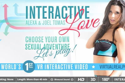 Interactive love - VR Porn Video - Alexa Tomas, Maximo Garcia