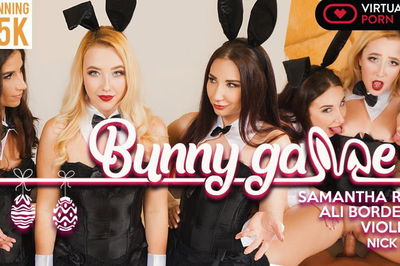 Bunny game - VR Porn Video - Ali Bordeaux, Samantha Rone, Violetta, Nick Ross