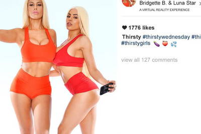Thirsty - VR Porn Video - Bridgette B, Luna Star