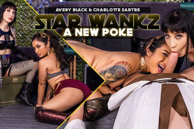 Star Wankz: A New Poke - VR Porn Video - Avery Black, Charlotte Sartre
