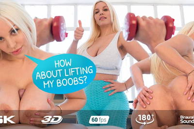 Workout with Blondie - VR Porn Video - Blondie Fesser