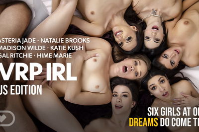 Virtual Real Porn IRL: US Edition - VR Porn Video - Asteria Jade, Gal Ritchie, Hime Marie, Katie Kush, Madison Wilde, Natalie Brooks, Alex Legend