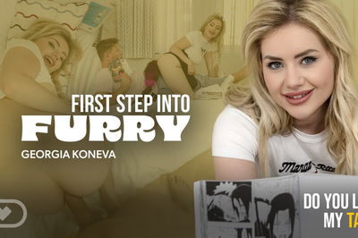 First Step Into Furry - VR Porn Video - Georgia Koneva, Michael Fly