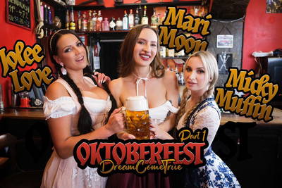 Oktoberfest Dream Come True: Part 1 - VR Porn Video - Jolee Love, Mari Moon, Micky Muffin